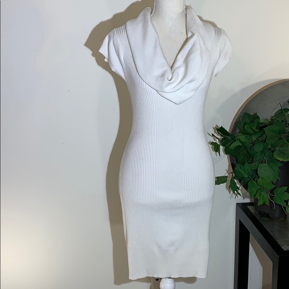 White/Cream Dots Dress - Picture 2 of 8